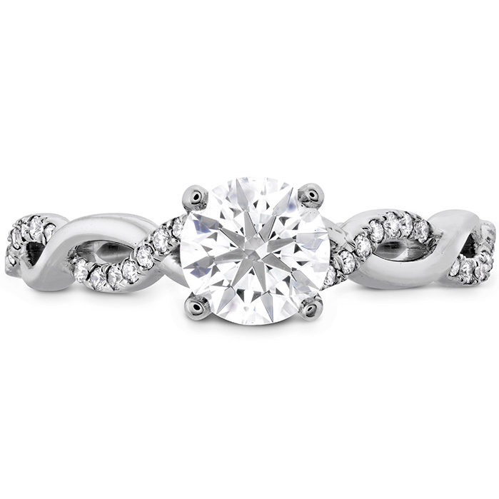 0.16 ctw. Destiny Lace HOF Engagement Ring in Platinum 0.16 ctw. Destiny Lace HOF Engagement Ring in Platinum