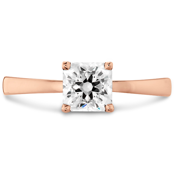 Dream Signature Solitaire Engagement Ring in 18K Rose Gold