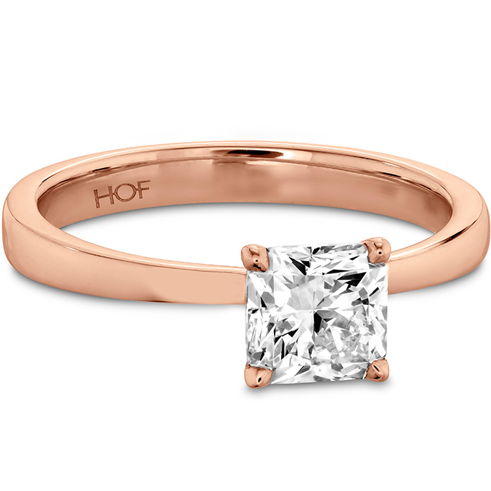 Dream Signature Solitaire Engagement Ring in 18K Rose Gold
