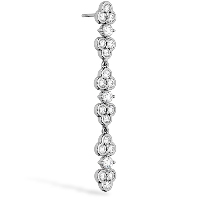 3.18 ctw. Effervescence Diamond Line Earrings in 18K Rose Gold