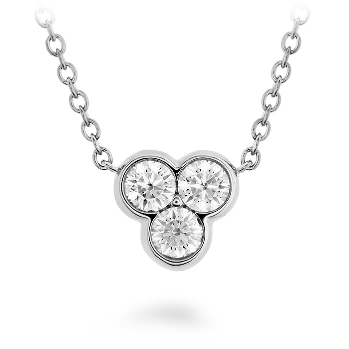 0.18 ctw. Effervescence Diamond Pendant in 18K White Gold
