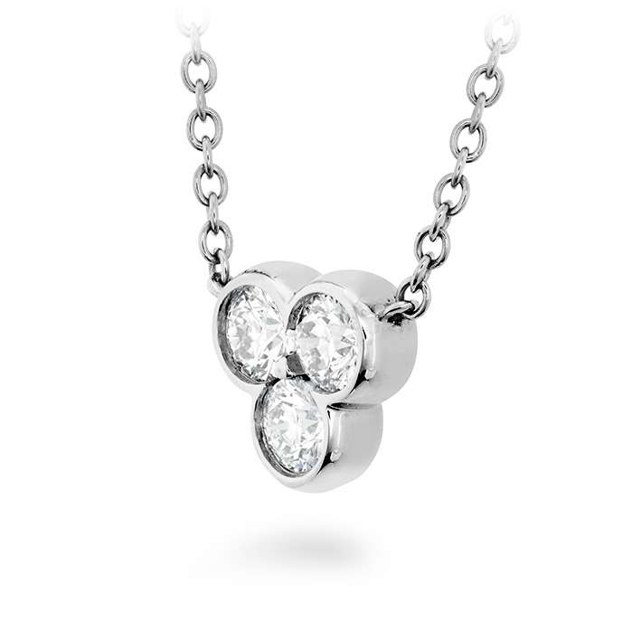 0.18 ctw. Effervescence Diamond Pendant in 18K White Gold
