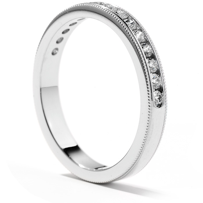 0.3 ctw. Eterne Milgrain Wedding Band in 18K White Gold
