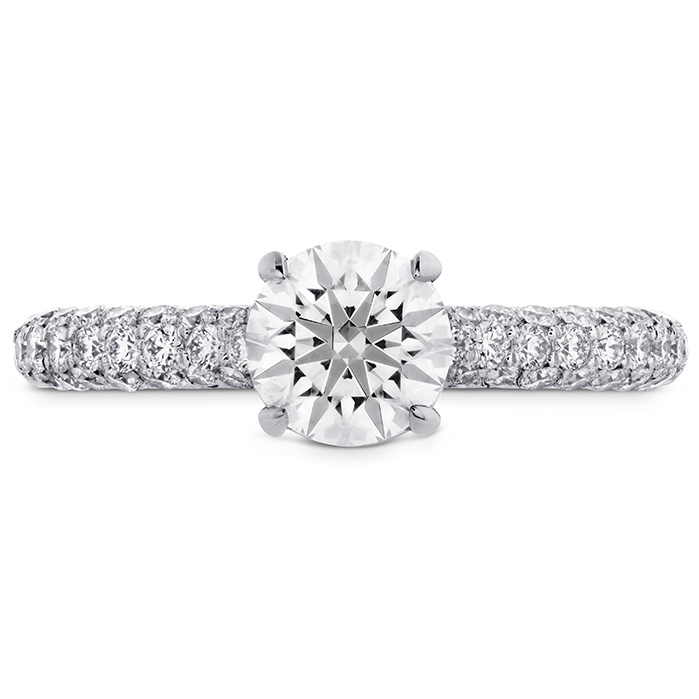 0.55 ctw. Euphoria HOF Engagement Ring - Diamond Band in Platinum