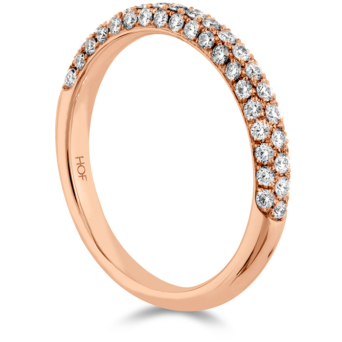 0.45 ctw. Euphoria Pave Band in 18K Rose Gold