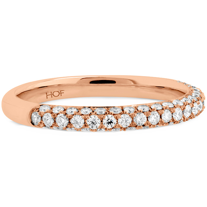 0.45 ctw. Euphoria Pave Band in 18K Rose Gold