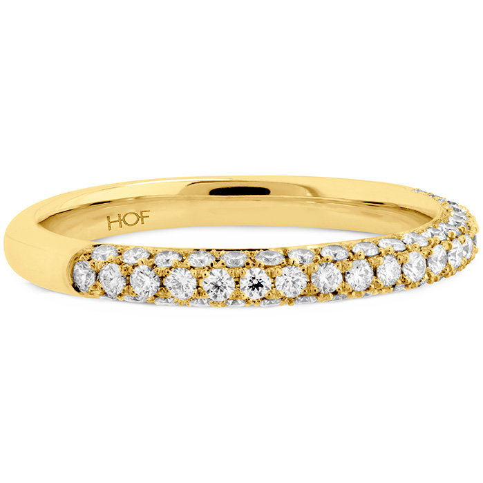 0.45 ctw. Euphoria Pave Band in 18K Yellow Gold