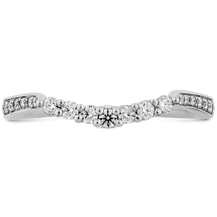 0.2 ctw. Felicity Queen Anne Diamond Band in 18K White Gold
