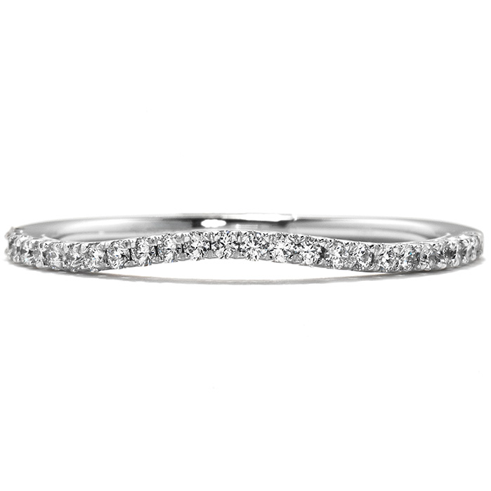 0.15 ctw. Felicity Wedding Band in 18K White Gold