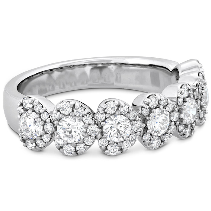 1 ctw. Fulfillment Hearts Band in 18K White Gold