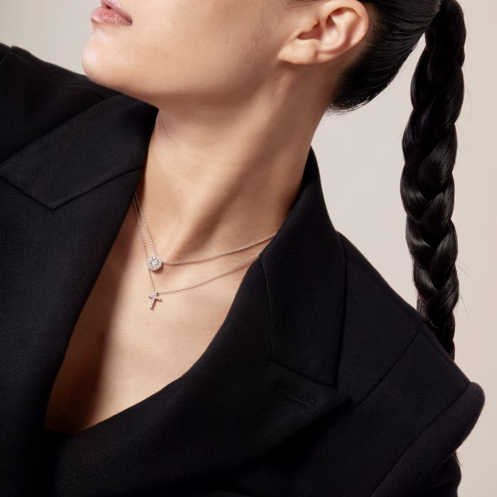 0.25 ctw. Fulfillment Pendant Necklace in 18K White Gold-3