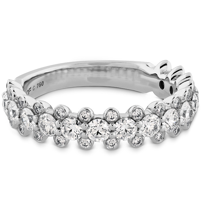 1.05 ctw. Gracious Bezel Diamond Band in 18K Yellow Gold