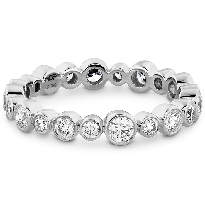 1.04 ctw. HOF Bezel Diamond Eternity Band in 18K Yellow Gold