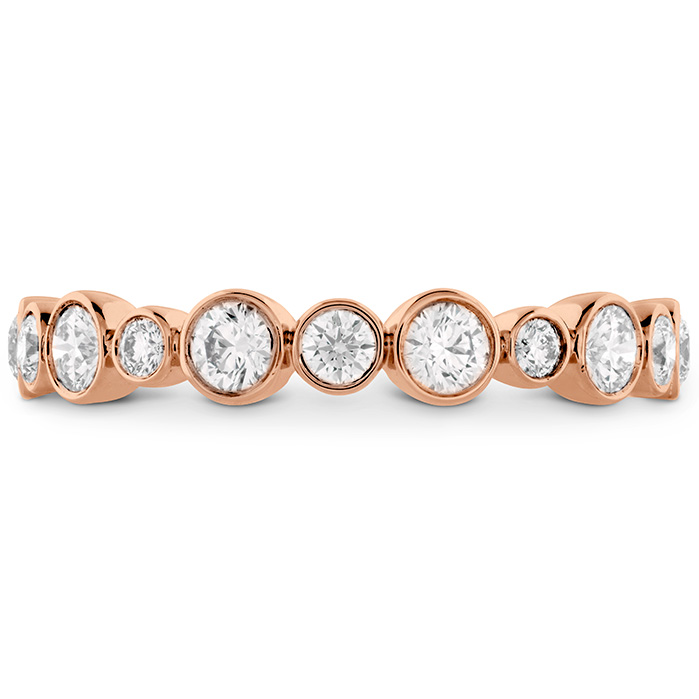 0.62 ctw. HOF Bezel Diamond Band in 18K Rose Gold