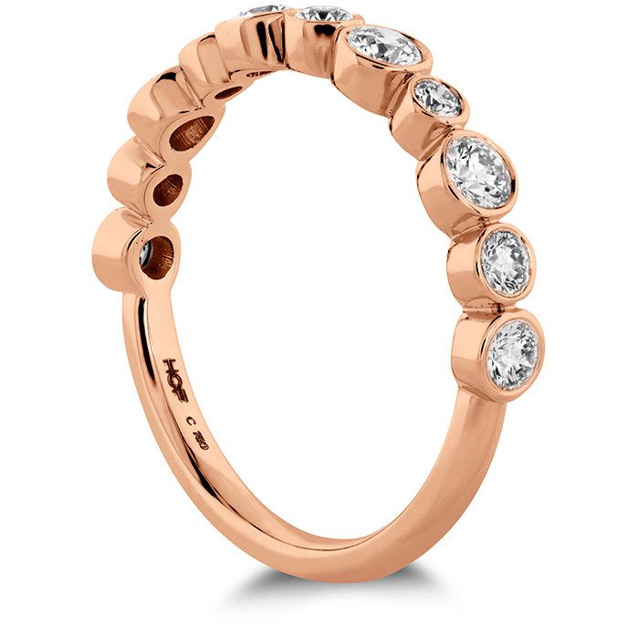 0.62 ctw. HOF Bezel Diamond Band in 18K Rose Gold