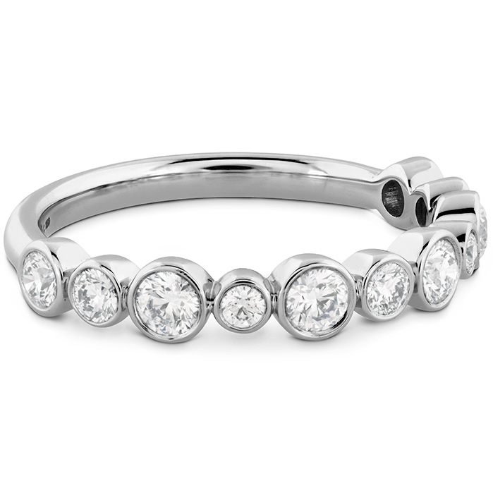 0.62 ctw. HOF Bezel Diamond Band in 18K White Gold