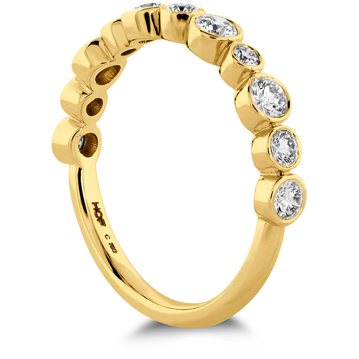 0.62 ctw. HOF Bezel Diamond Band in 18K Yellow Gold