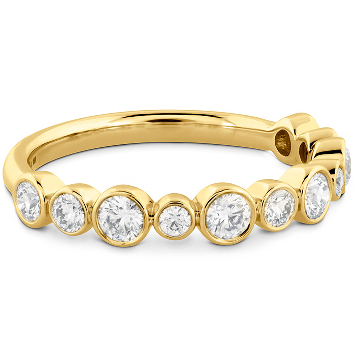 0.62 ctw. HOF Bezel Diamond Band in 18K Yellow Gold