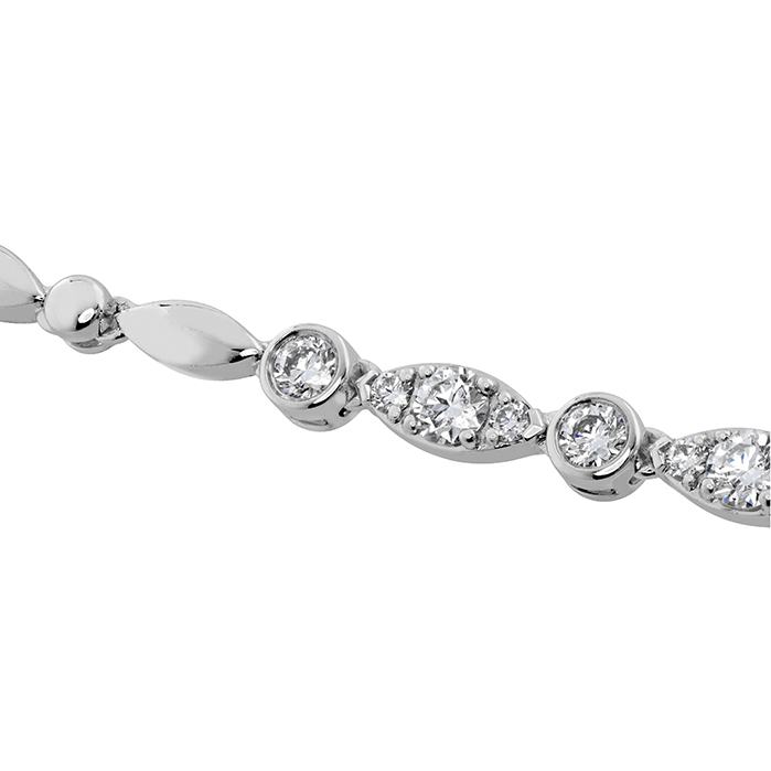 2.69 ctw. HOF Bezel Regal Line Necklace in 18K White Gold