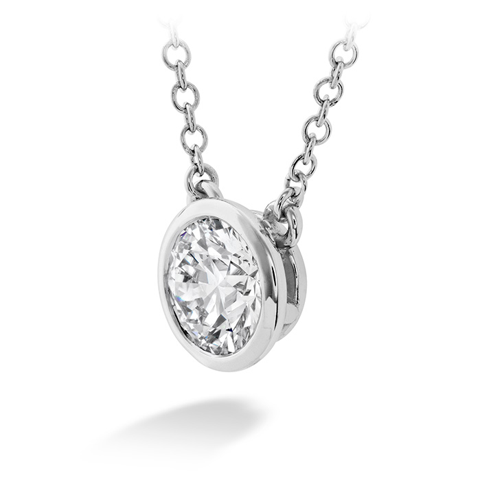 0.25 ctw. HOF Classic Bezel Solitaire Pendant in 18K Yellow Gold