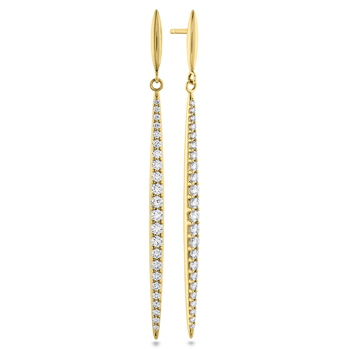 0.85 ctw. HOF Classic Stiletto Earrings in 18K Yellow Gold