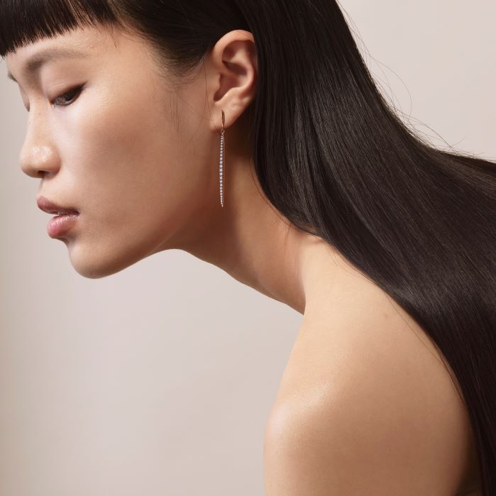 0.85 ctw. HOF Classic Stiletto Earrings in 18K Yellow Gold