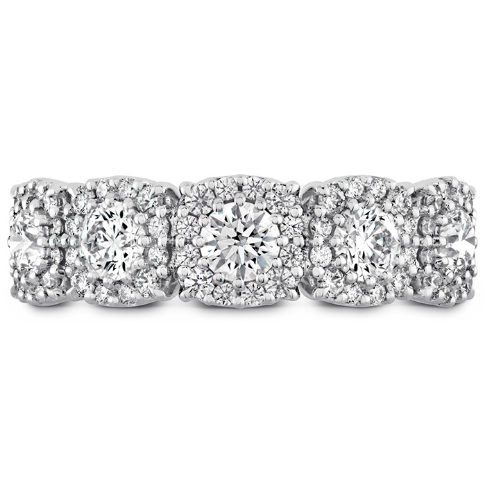 1.18 ctw. HOF Custom Halo Diamond Band in 18K Rose Gold