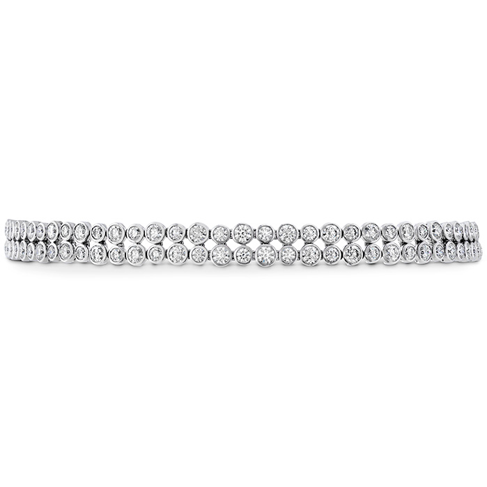 17.6 ctw. HOF Double Bezel Choker Necklace in 18K White Gold