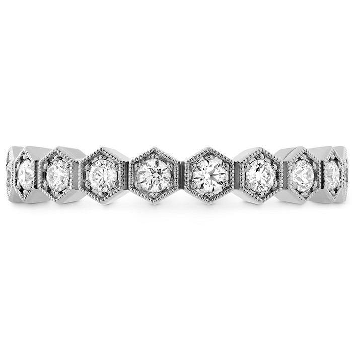 0.38 ctw. HOF Hex Diamond Band in 18K White Gold