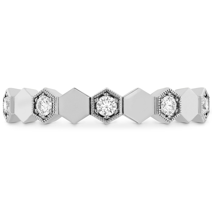 0.3 ctw. HOF Hex Eternity Band in Platinum