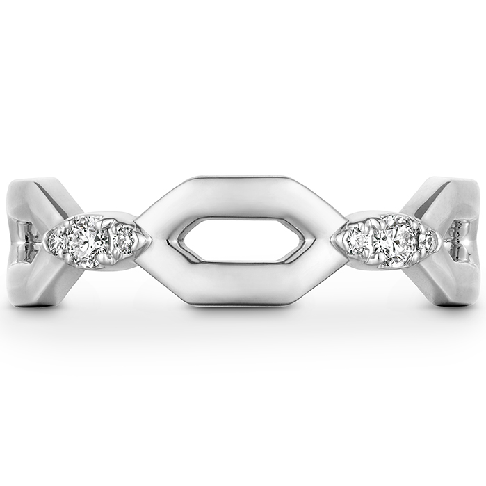 0.09 ctw. HOF Open Regal Band in 18K Yellow Gold