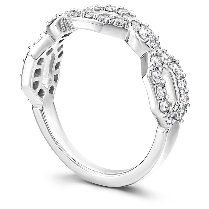 0.49 ctw. HOF Open Regal Diamond Band in 18K Rose Gold