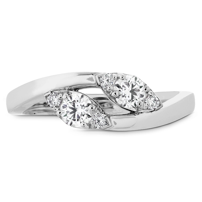 0.4 ctw. HOF Regal Two Diamond Ring in Platinum