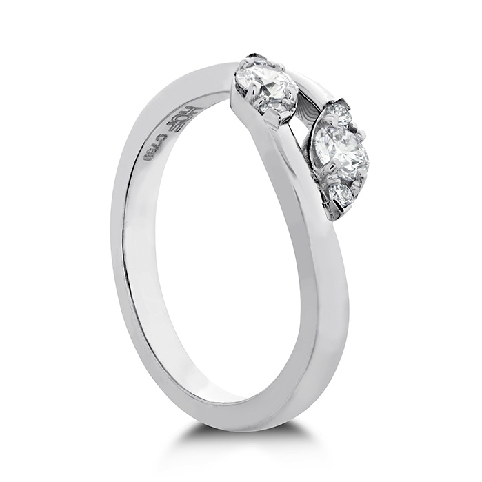 0.4 ctw. HOF Regal Two Diamond Ring in Platinum