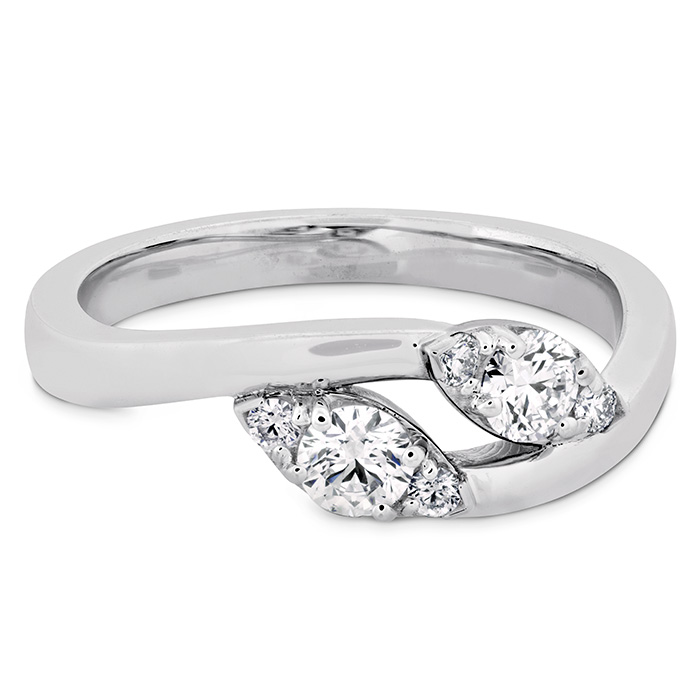 0.4 ctw. HOF Regal Two Diamond Ring in Platinum