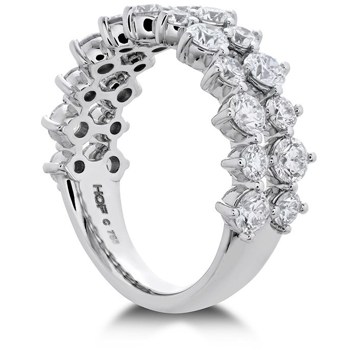 1.95 ctw. HOF Timeless Two Row Ring in Platinum