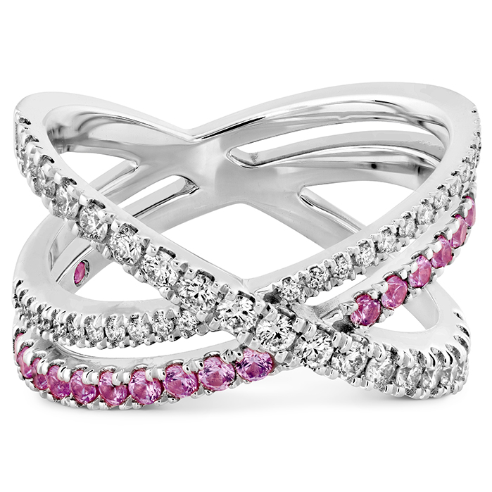 0.45 ctw. Harley Wrap Power Band with Sapphires in 18K Yellow Gold