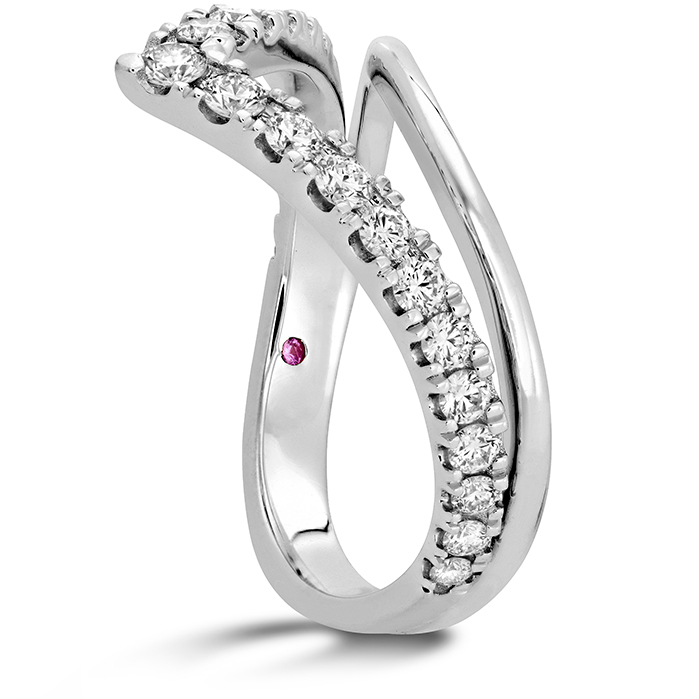 0.51 ctw. Harley Silhouette Power Band in 18K Rose Gold