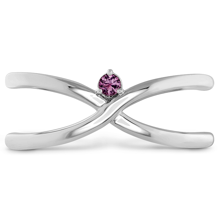 Love Code - Love Wrap Band with Sapphires in 18K White Gold