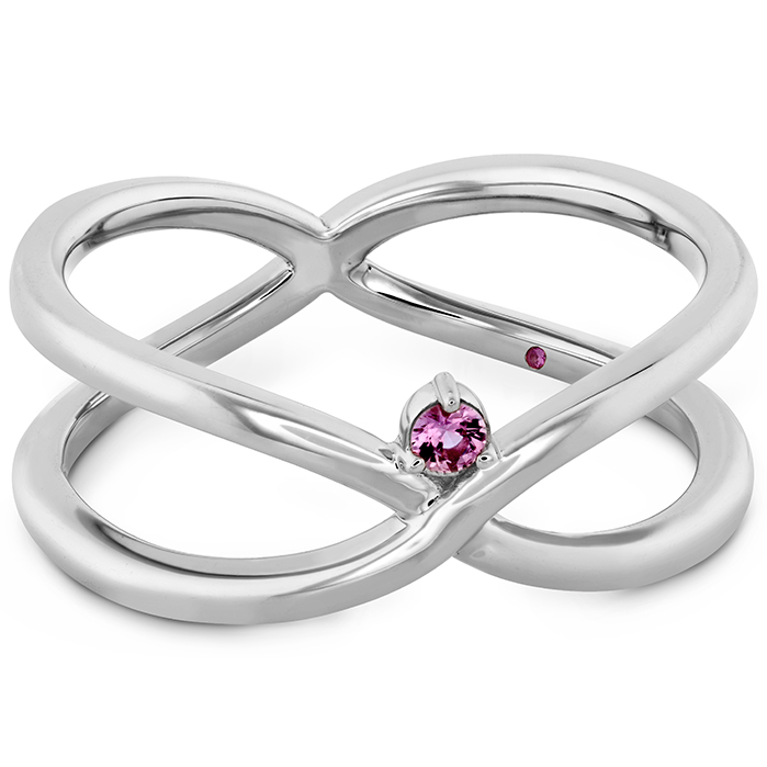 Love Code - Love Wrap Band with Sapphires in 18K White Gold