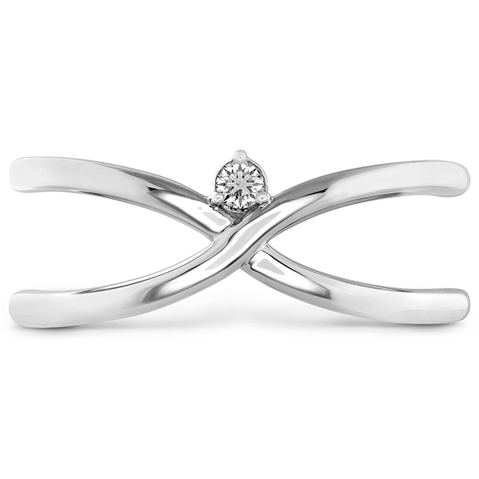 0.03 ctw. Love Code - Love Wrap Band in Platinum