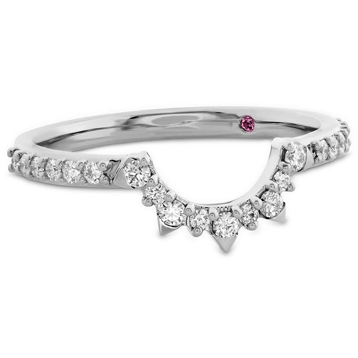 Behati Diamond Tiara Band in 18K White Gold