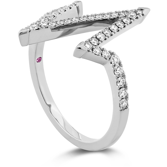 0.31 ctw. Love Code Heartbeat Diamond Band in Platinum