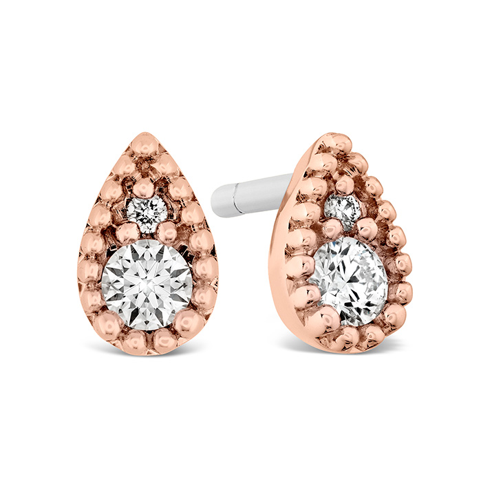 0.13 ctw. Behati Beaded Studs in 18K Rose Gold