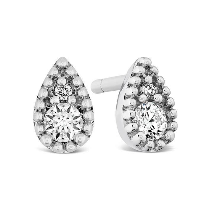 0.13 ctw. Behati Beaded Studs in 18K White Gold