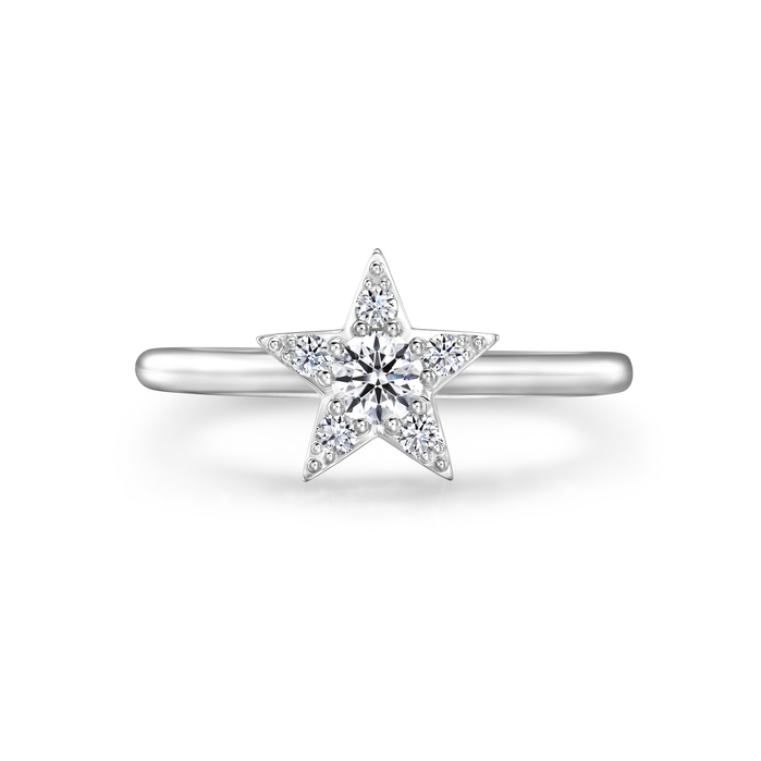 0.28 ctw. Illa Cluster Ring in 18K Yellow Gold