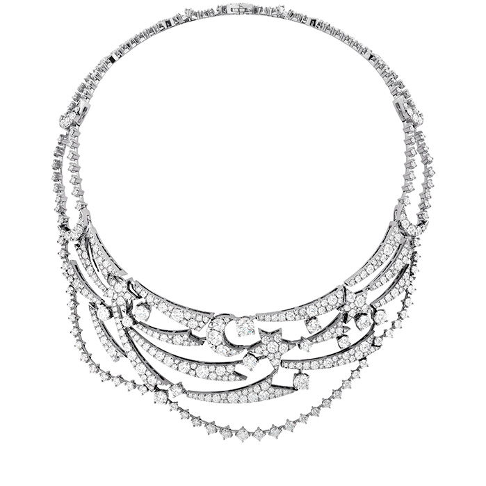 39 ctw. Illa Midnight Diamond Necklace in 18K White Gold