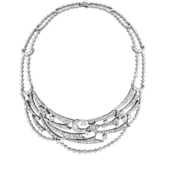 39 ctw. Illa Midnight Diamond Necklace in 18K White Gold