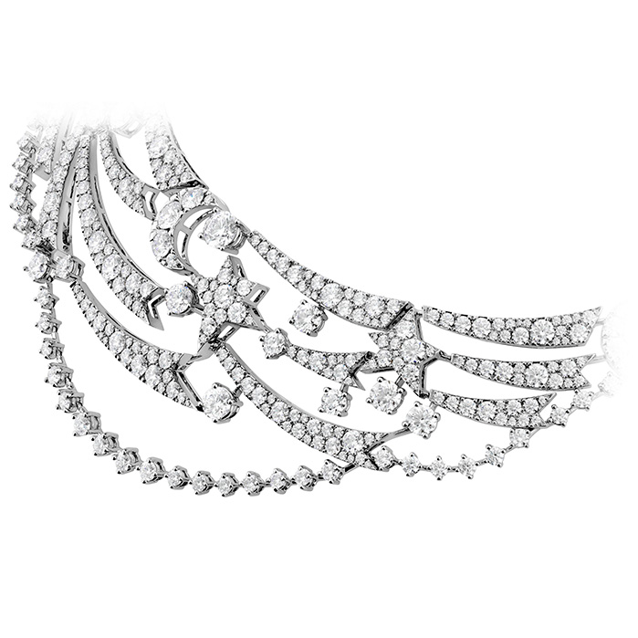 39 ctw. Illa Midnight Diamond Necklace in 18K White Gold