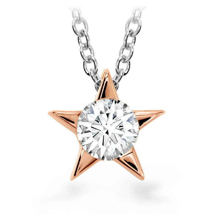 0.15 ctw. Illa Pendant Necklace in 18K Rose Gold